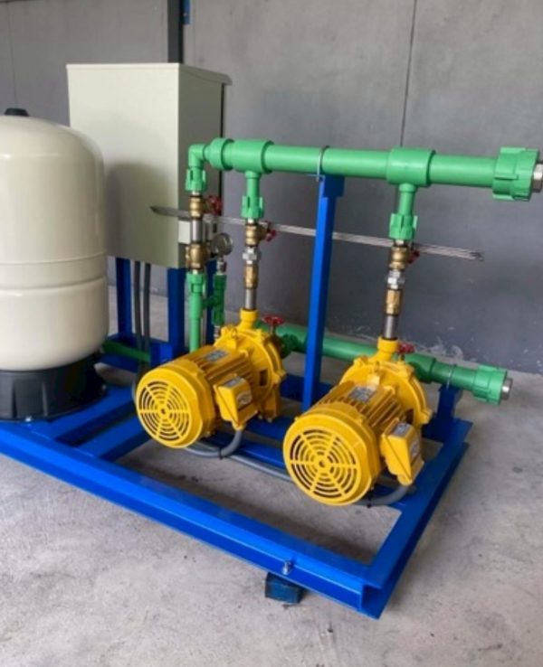 Boosterปั๊มน้ำGrundfos รุ่นcm5-3 0.65kw380V tank100Lท่อUPVC - Image 3