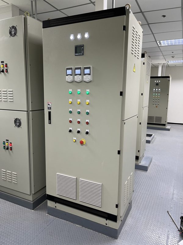Cooling Tower Control Panel with Inverter and PLC system