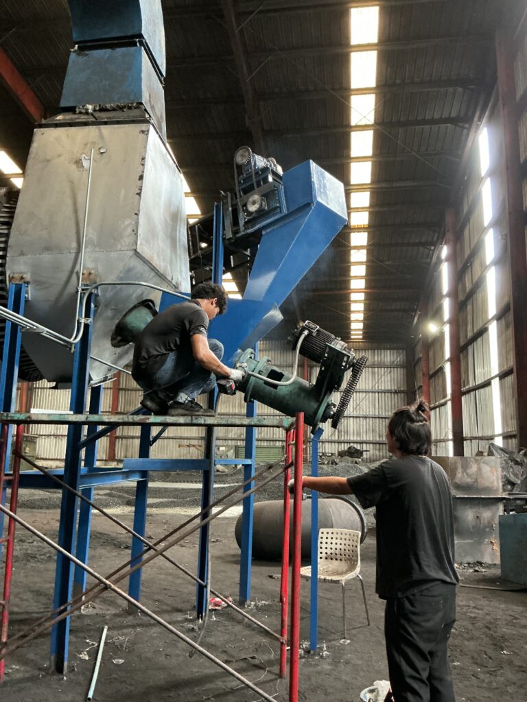 งาน Cable Termination เชื่อมต่อระบบไฟฟ้า Dryer กับมอเตอร์เครื่องจักร